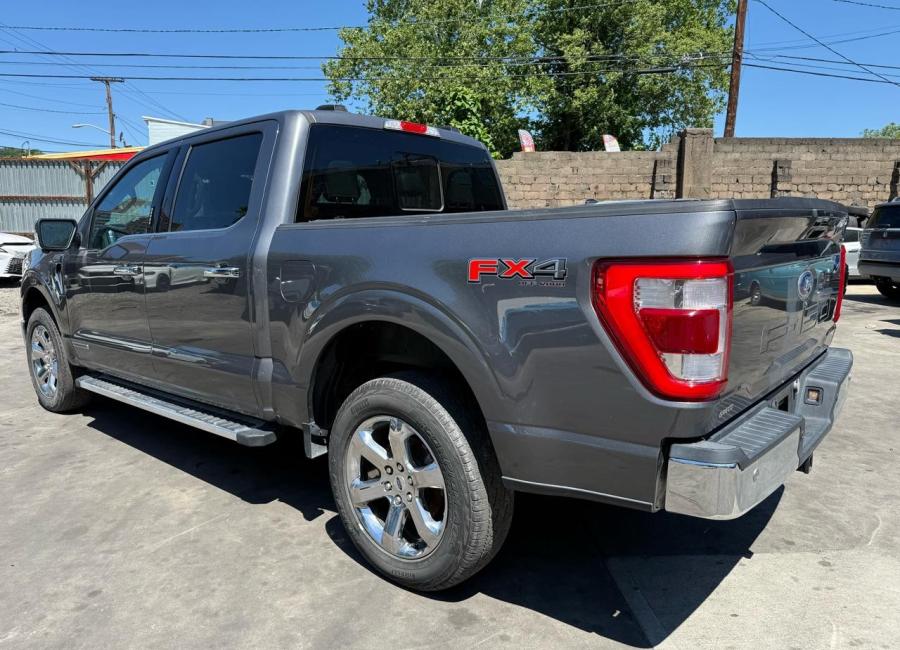 Salvage 2023 Ford F150 Lariat in Gray