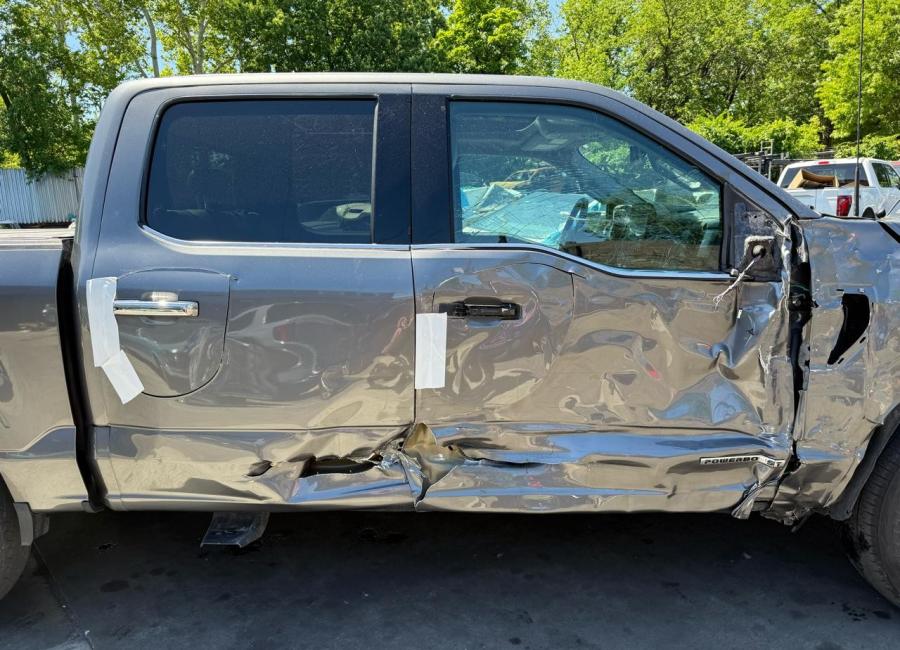 Salvage 2023 Ford F150 Lariat in Gray