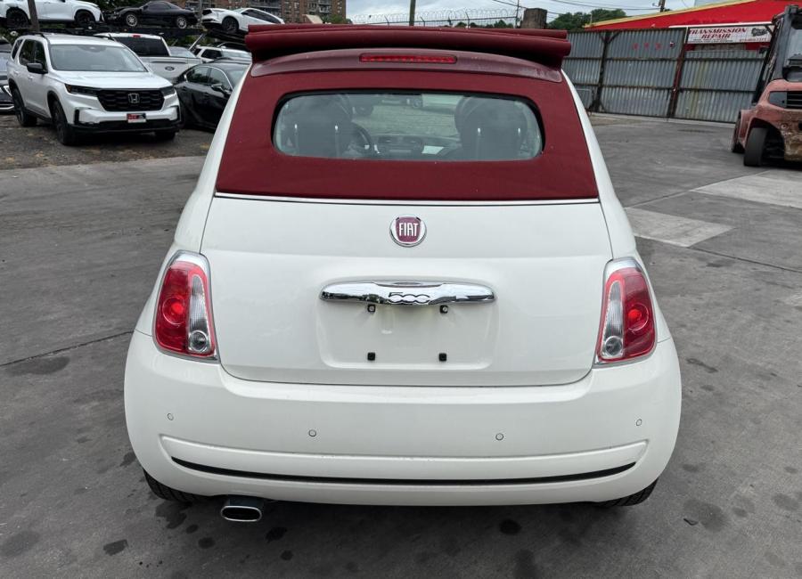 Salvage 2012 Fiat 500 C Pop in White