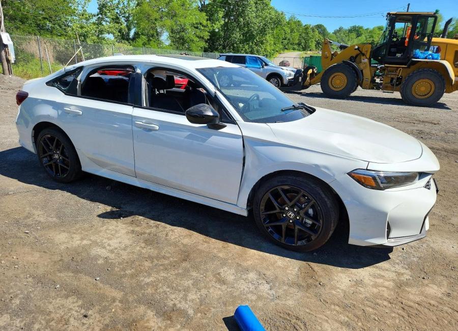 Salvage 2026 Honda Civic Sport in White