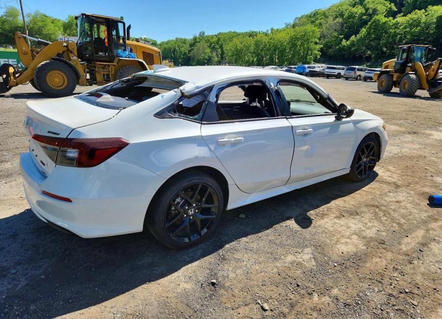 Salvage 2026 Honda Civic Sport in White