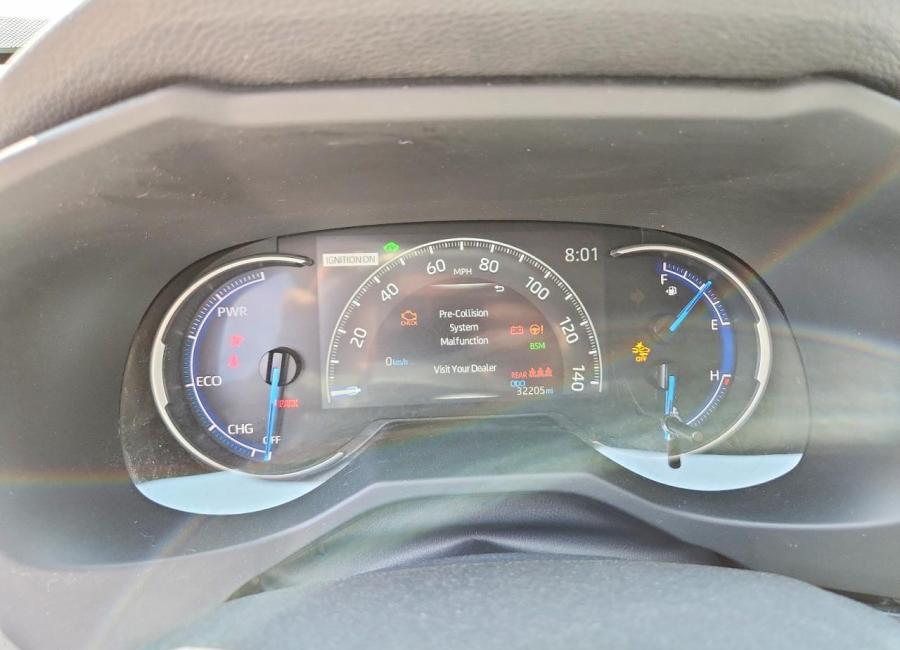 Salvage 2024 Toyota Rav4 Hybrid Xle in Black