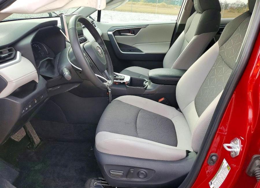 Salvage 2024 Toyota Rav4 Hybrid Xle in Burgundy