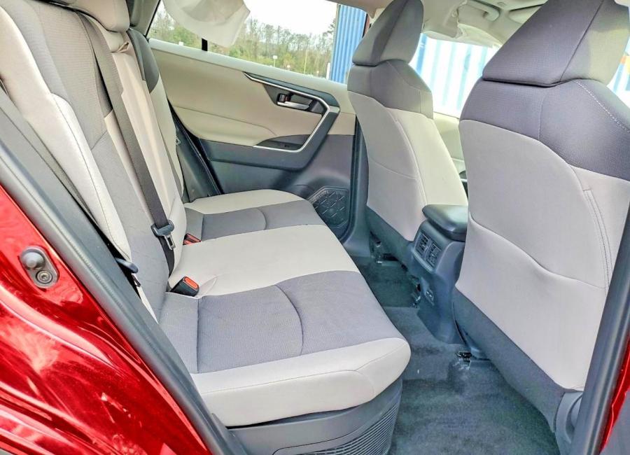 Salvage 2024 Toyota Rav4 Hybrid Xle in Burgundy