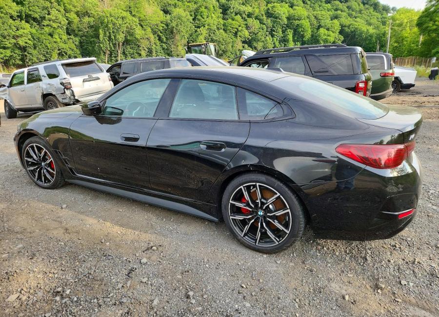 Salvage 2025 Bmw I4 M50 in Black