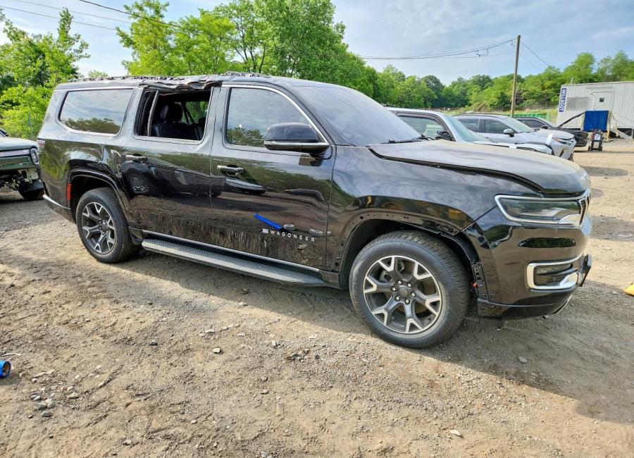 Salvage 2024 Jeep Wagoneer L Series Iii in Black