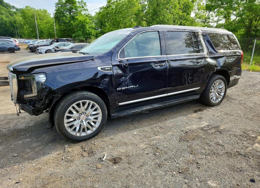 Salvage 2023 Gmc Yukon Xl Denali in Black
