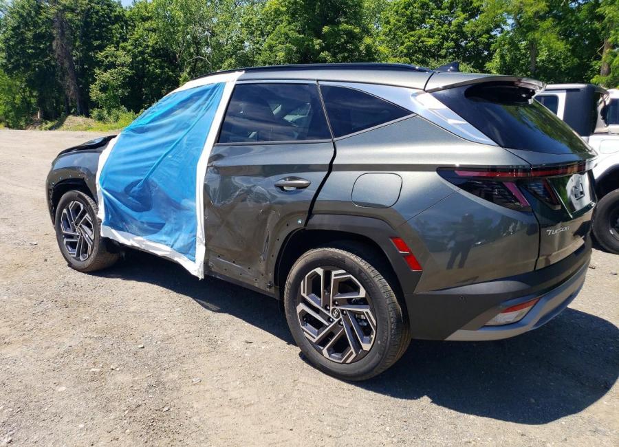 Salvage 2025 Hyundai Tucson Hybrid Limited in Gray
