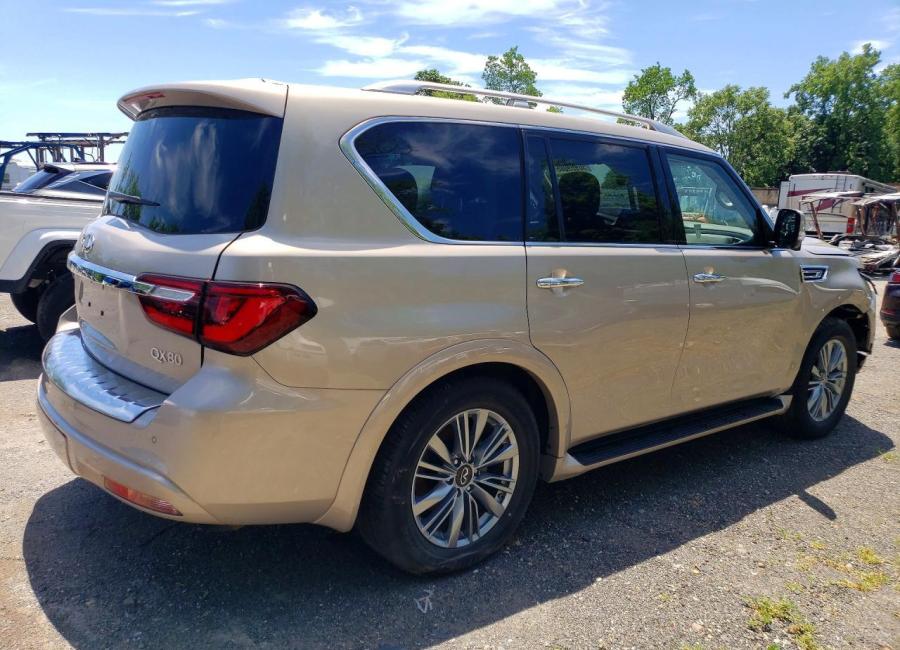 Salvage 2023 Infiniti Qx80 Luxe in Gold