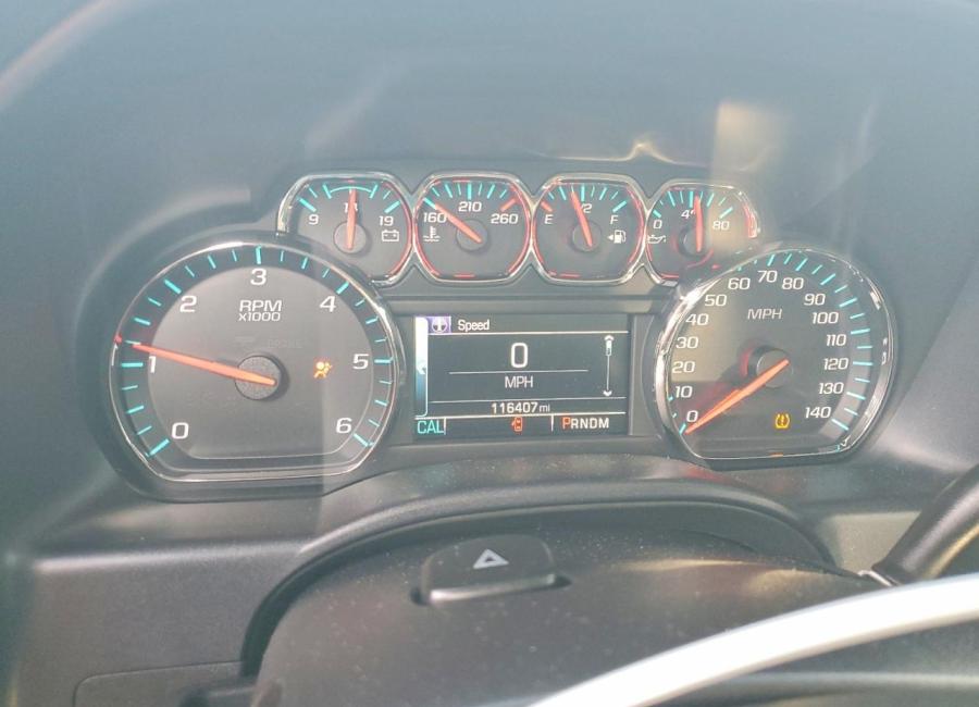 Salvage 2016 Chevrolet Silverado K1500 Lt in Black