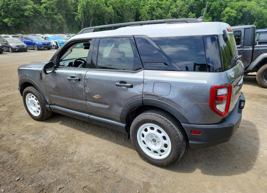 Salvage 2024 Ford Bronco Sport Heritage in Gray