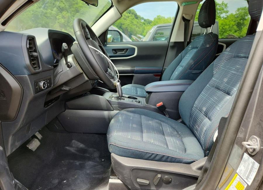 Salvage 2024 Ford Bronco Sport Heritage in Gray