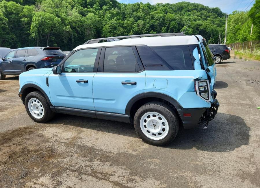 Salvage 2024 Ford Bronco Sport Heritage in Blue