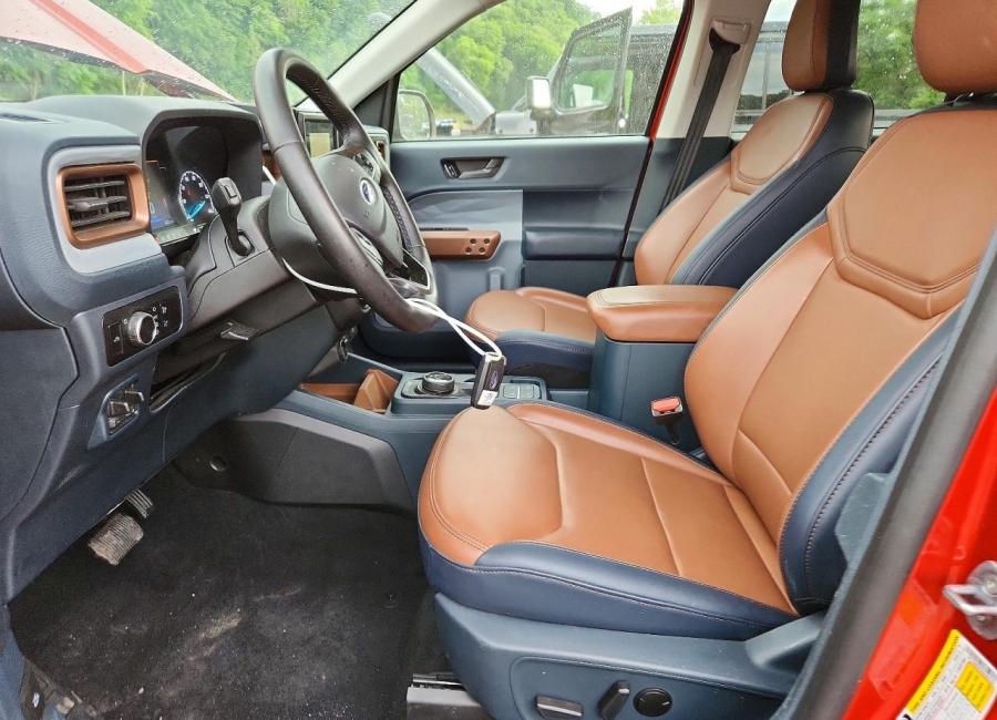 Salvage 2024 Ford Maverick Lariat in Orange