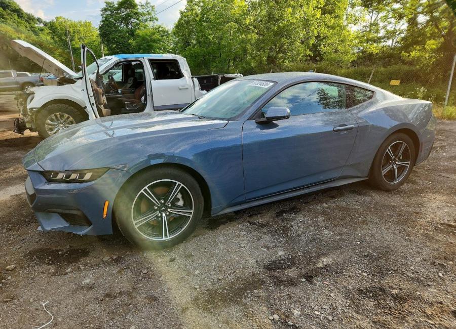 Salvage 2025 Ford Mustang  in Blue