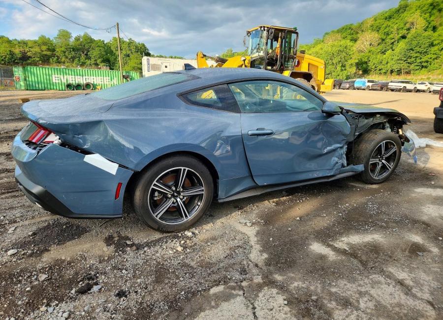 Salvage 2025 Ford Mustang  in Blue