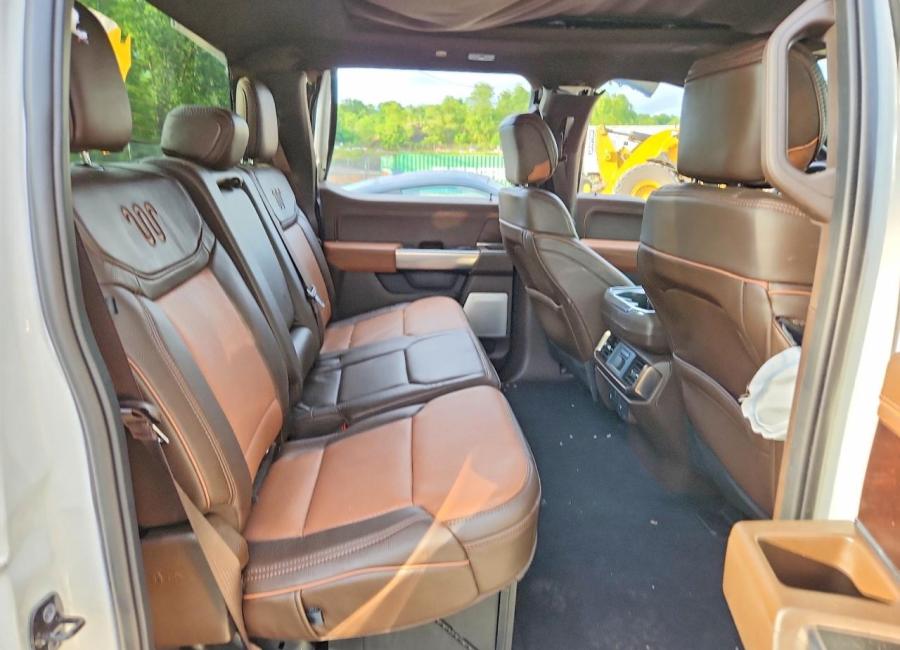 Salvage 2025 Ford F150 King Ranch in White