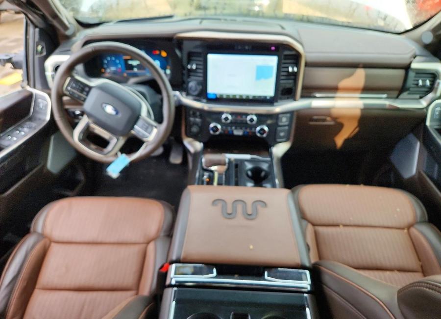 Salvage 2025 Ford F150 King Ranch in White