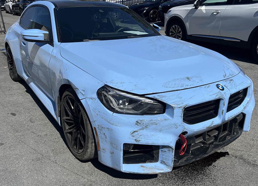 Salvage 2024 Bmw M2  in Blue