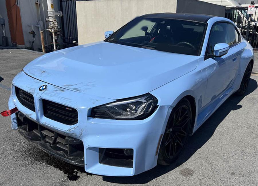 Salvage 2024 Bmw M2  in Blue