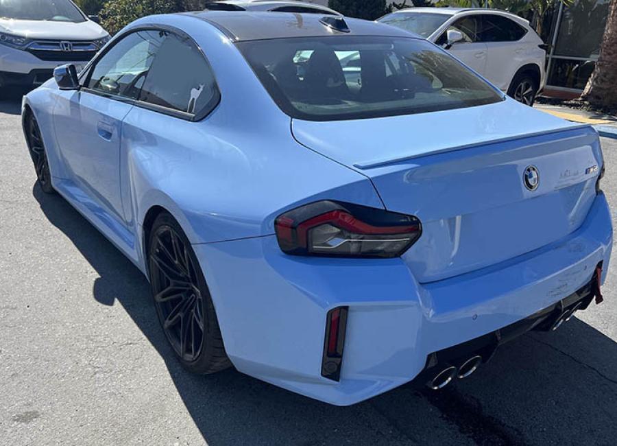 Salvage 2024 Bmw M2  in Blue