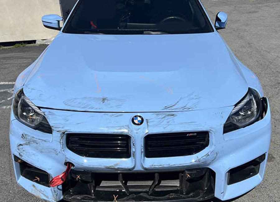 Salvage 2024 Bmw M2  in Blue