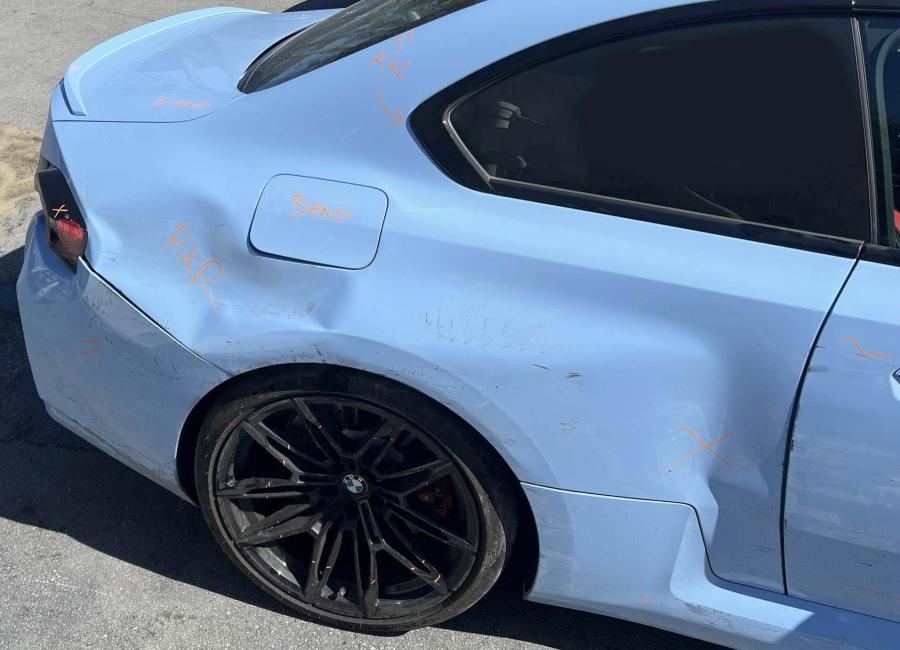 Salvage 2024 Bmw M2  in Blue