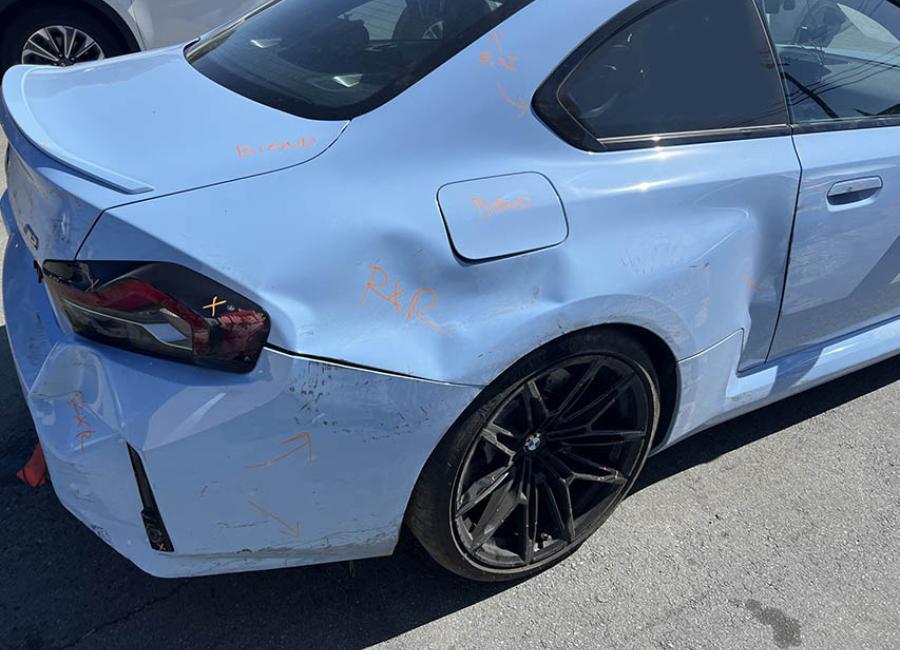 Salvage 2024 Bmw M2  in Blue