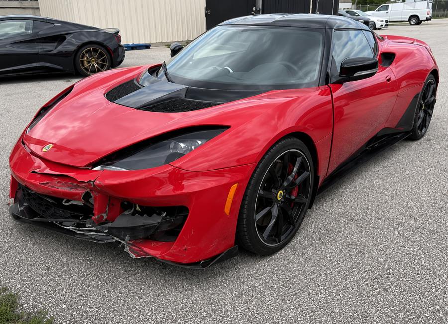 Salvage 2017 Lotus Evora 400 in Red