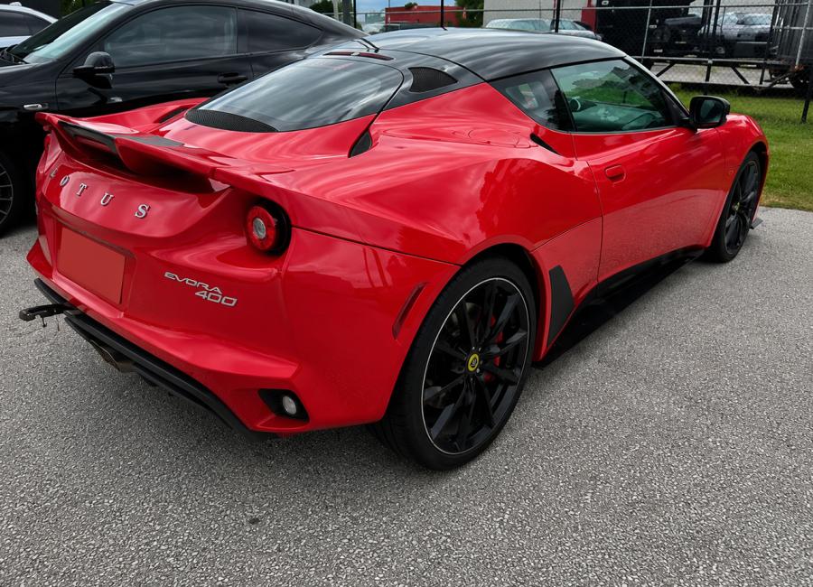 Salvage 2017 Lotus Evora 400 in Red