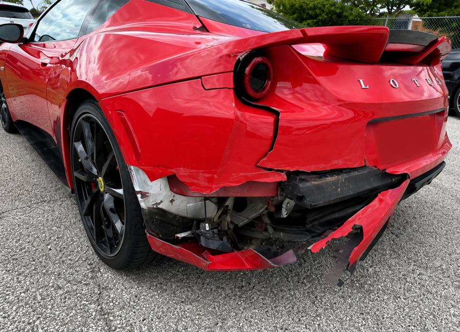 Salvage 2017 Lotus Evora 400 in Red