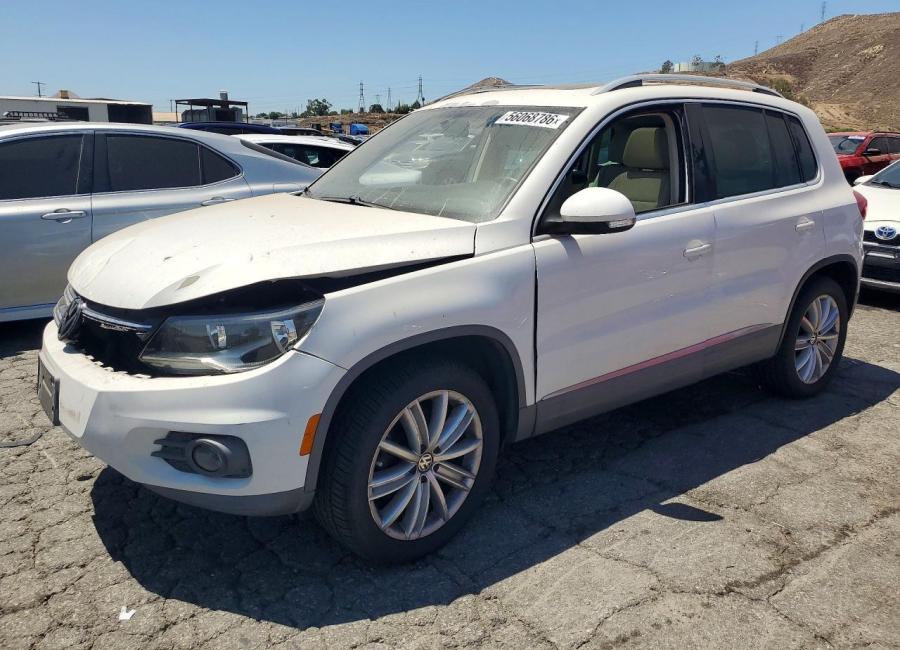Salvage 2012 Volkswagen Tiguan Se in White