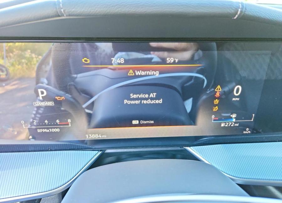 Salvage 2025 Nissan Murano Platinum in Gray