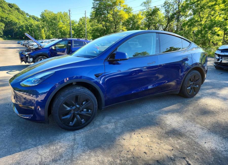 Salvage 2023 Tesla Model Y  in Blue