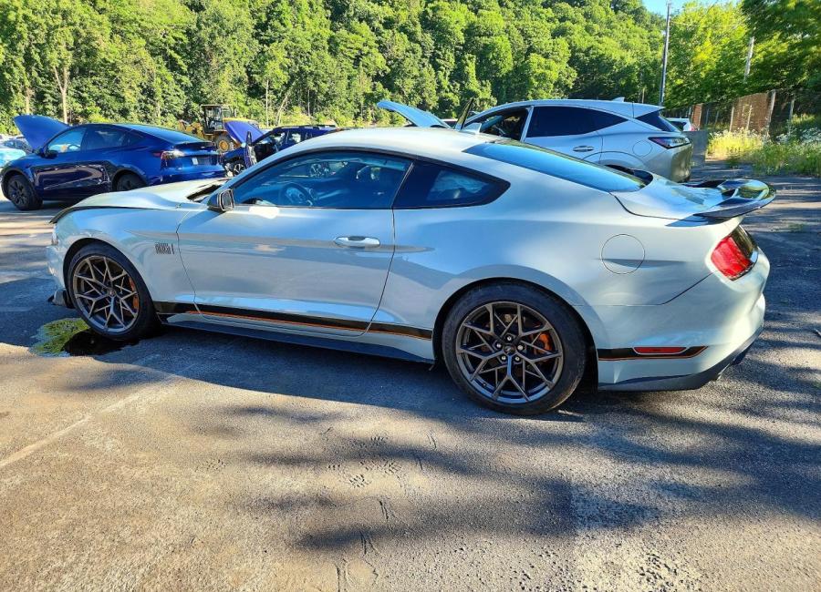 Salvage 2021 Ford Mustang Mach I in Gray
