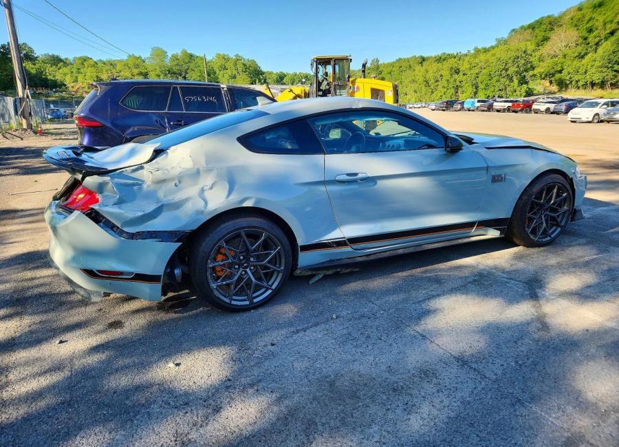Salvage 2021 Ford Mustang Mach I in Gray