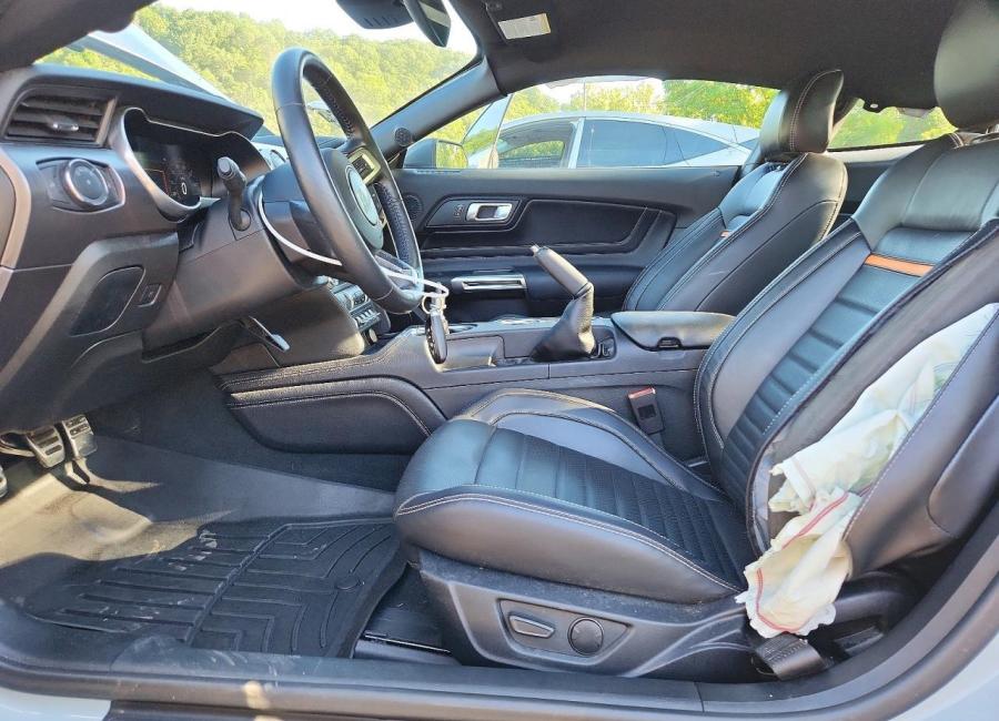 Salvage 2021 Ford Mustang Mach I in Gray