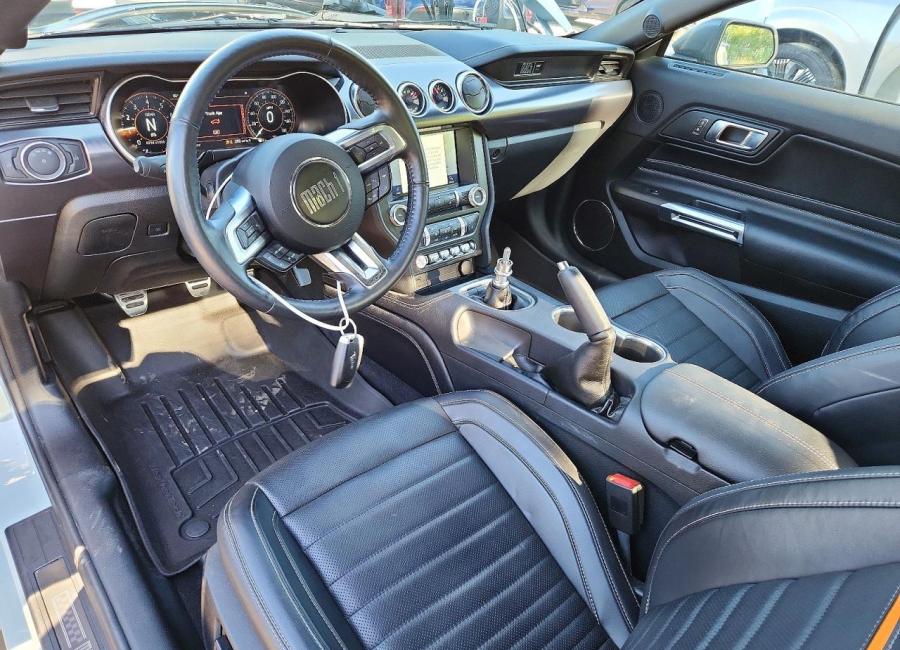 Salvage 2021 Ford Mustang Mach I in Gray