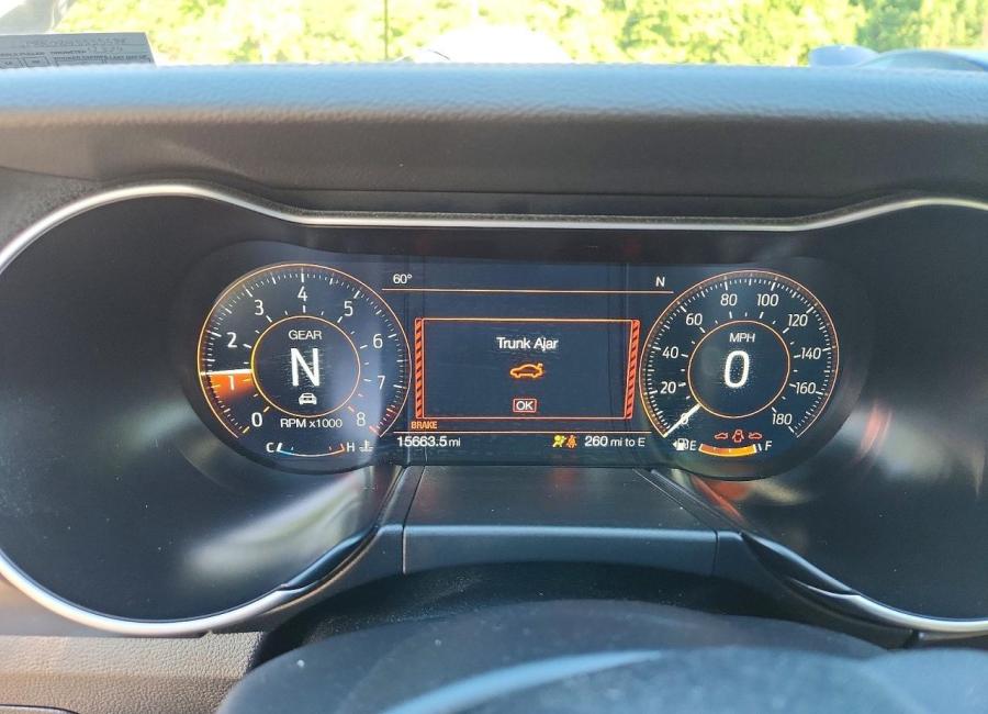 Salvage 2021 Ford Mustang Mach I in Gray