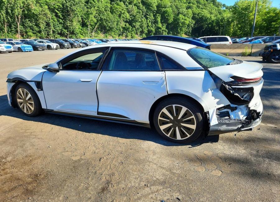 Salvage 2025 Lucid Motors Air Grand Touring in White