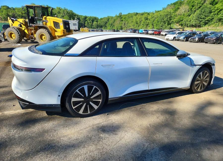Salvage 2025 Lucid Motors Air Grand Touring in White