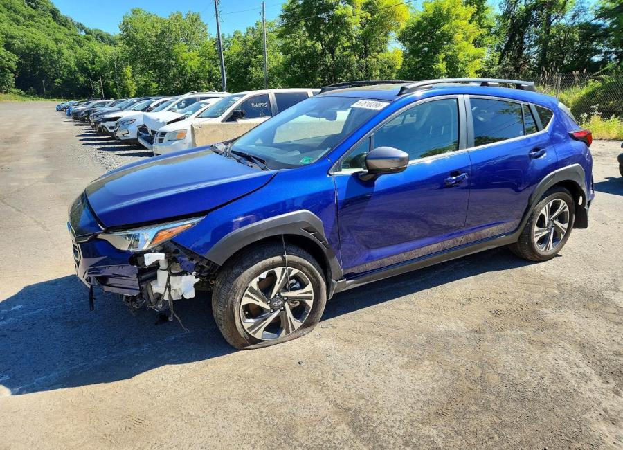 Salvage 2024 Subaru Crosstrek  in Blue