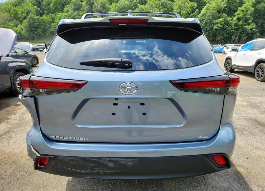 Salvage 2024 Toyota Highlander Xle in Gray