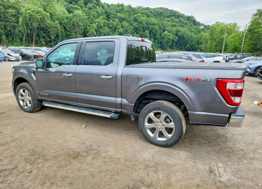 Salvage 2023 Ford F150 Lariat in Gray