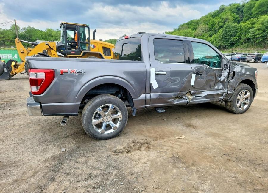 Salvage 2023 Ford F150 Lariat in Gray