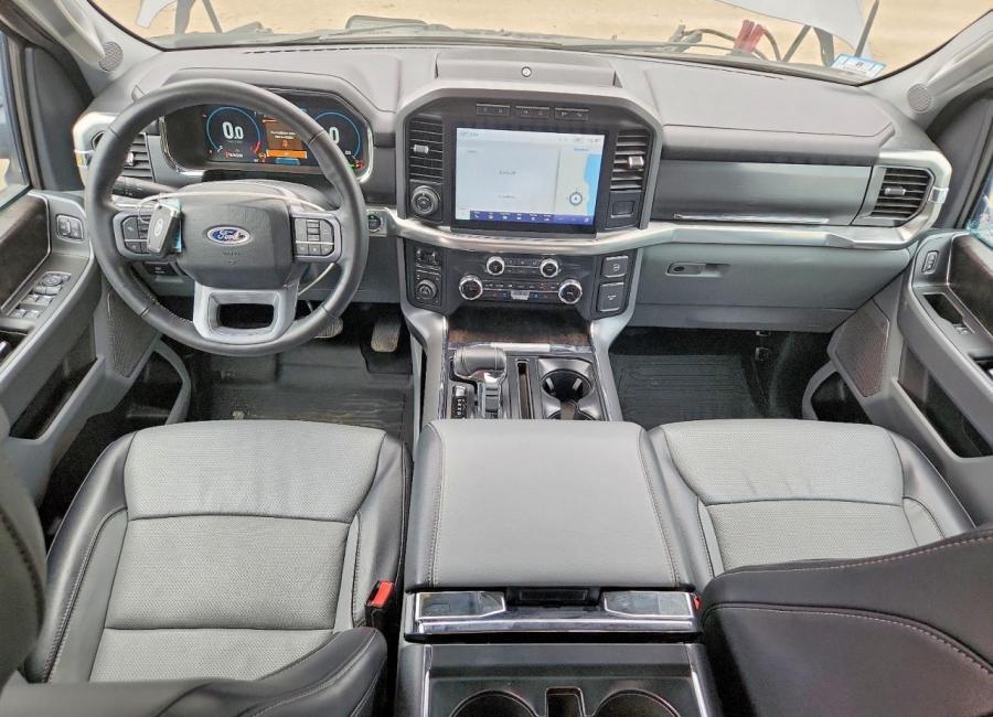Salvage 2023 Ford F150 Lariat in Gray