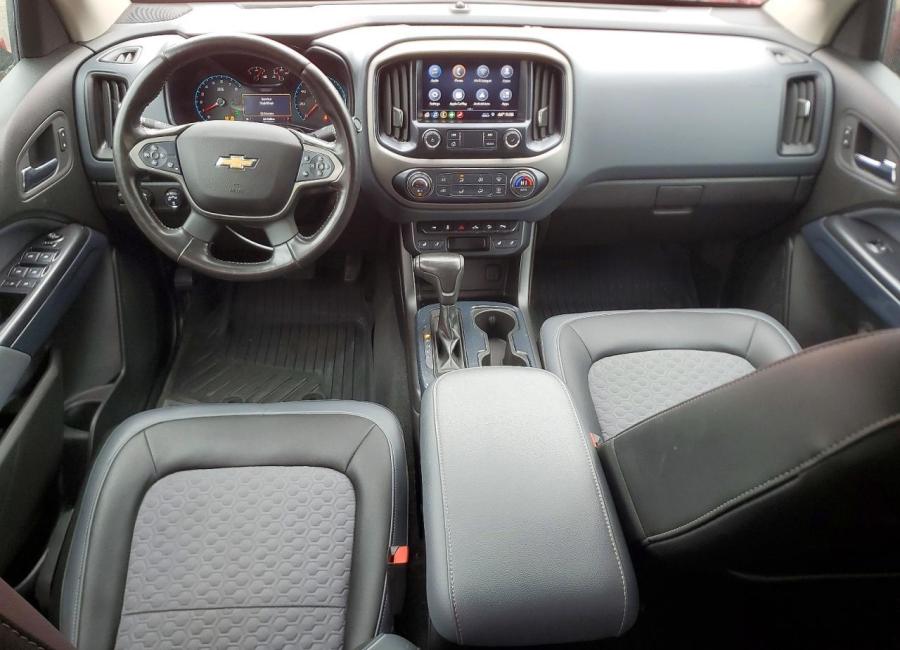 Salvage 2019 Chevrolet Colorado Z71 in Red