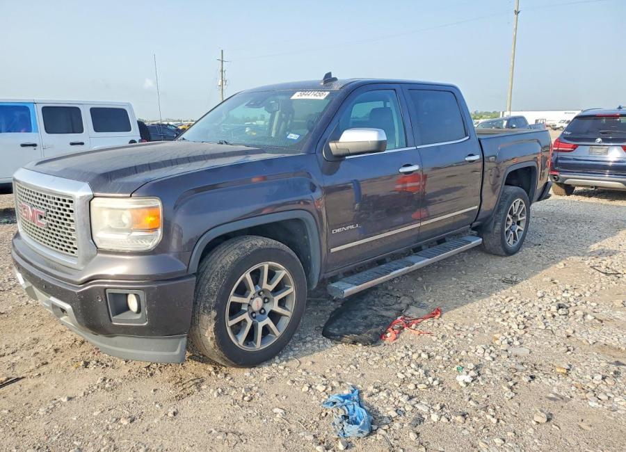 Salvage 2015 Gmc Sierra Denali in Gray