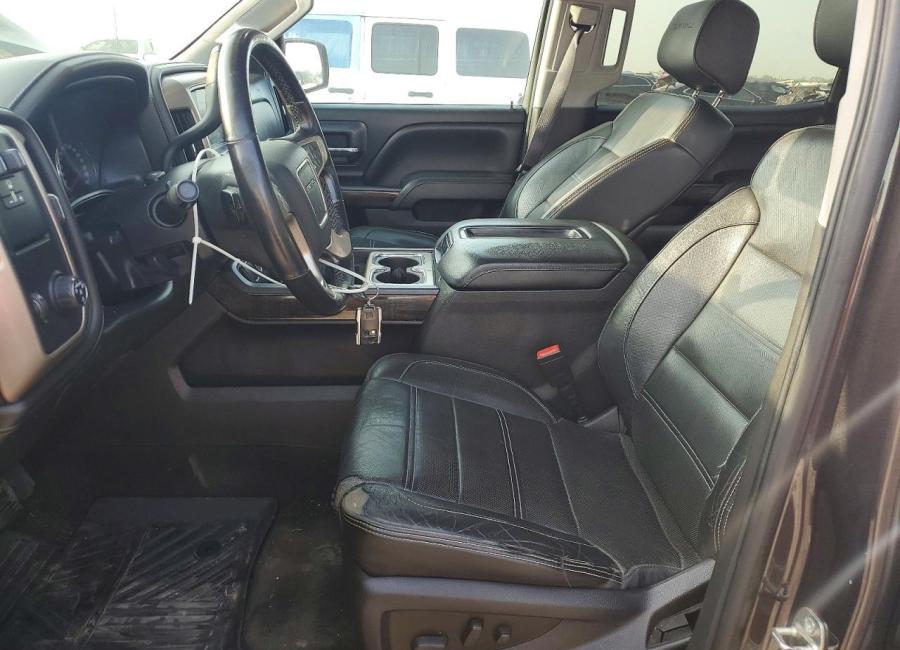 Salvage 2015 Gmc Sierra Denali in Gray