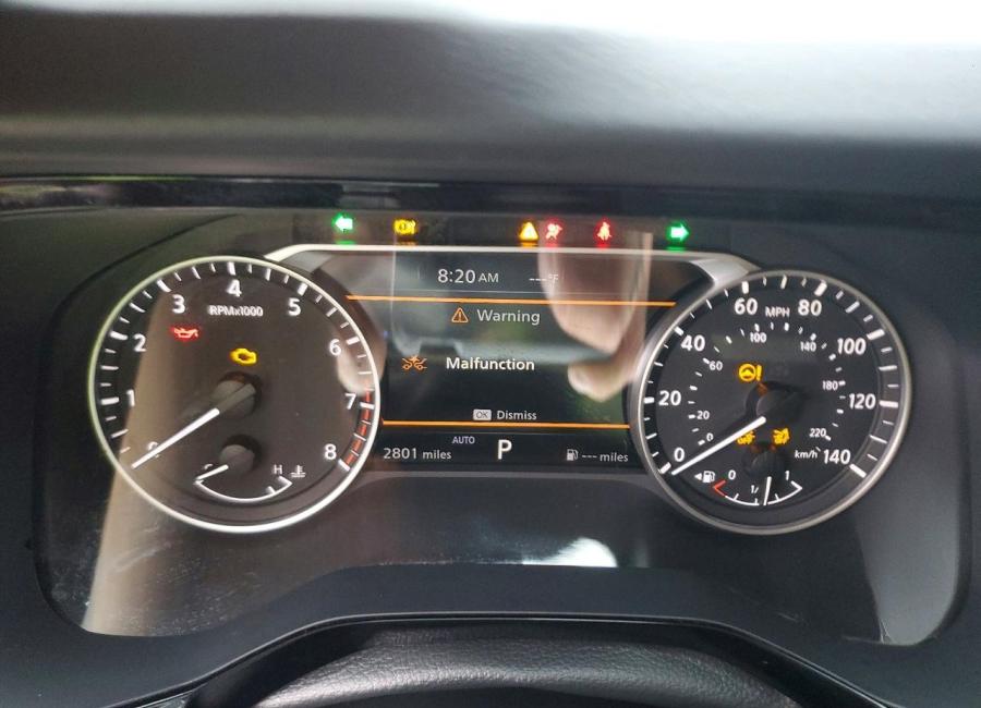 Salvage 2025 Nissan Pathfinder Rock Creek in Black